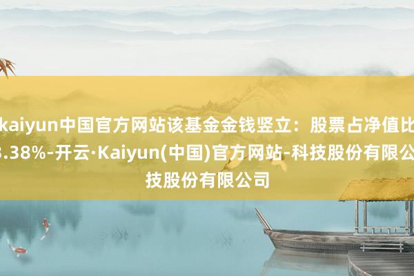 kaiyun中国官方网站该基金金钱竖立:股票占净值比93.38%-开云·Kaiyun(中国)官方网站-科技股份有限公司