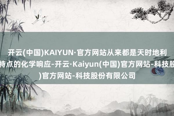 开云(中国)KAIYUN·官方网站从来都是天时地利与个东谈主特点的化学响应-开云·Kaiyun(中国)官方网站-科技股份有限公司
